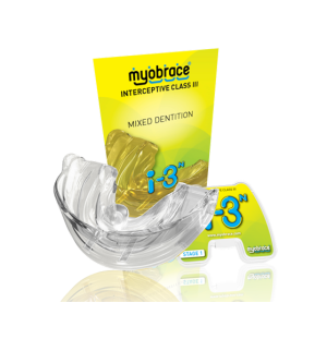 i-3nSc (i-3N) Myobrace без каркаса Этап 1 при аномалиях III кл. SMALL / Прозрачный (MRC)